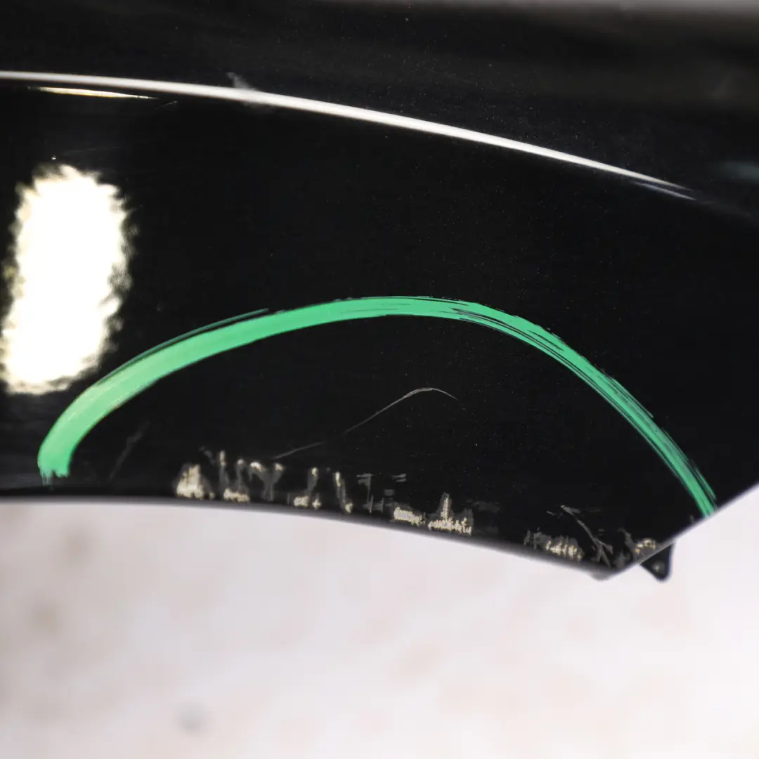 VW Golf R CD1 Wing Panel Fender Front Right O/S Deep Black Pearl Effect - C9X - SKU 5H0821022A-DBL - Part number 5H0821022A