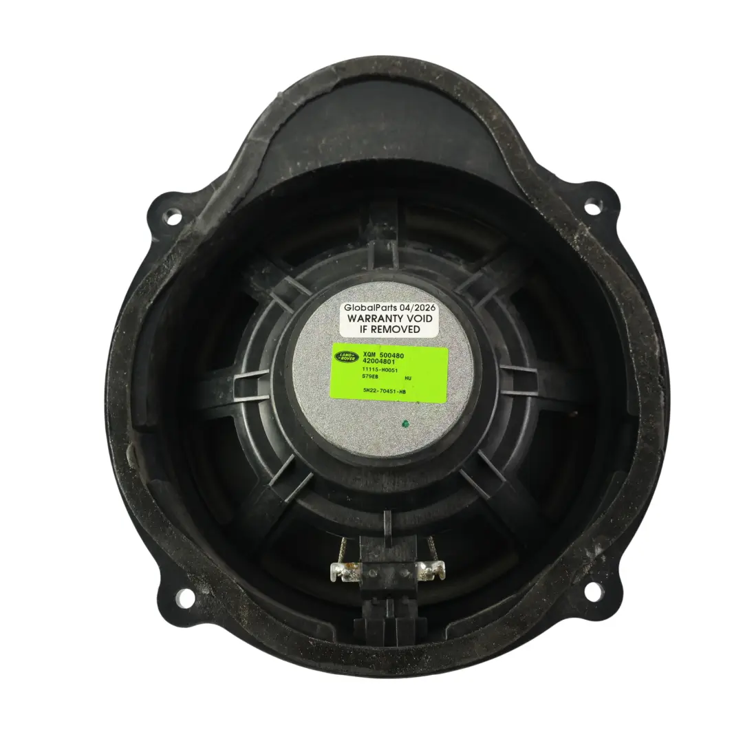 Altavoz Puerta Delantero Izquierdo Derecho XQM500480 para Land Rover Discovery 4 L319 con número de pieza 5H22-70451-HB Land Rover Discovery 4 L319 Altavoz Puerta Delantero Izquierdo Derecho XQM500480 - SKU 5H22-70451-HB - Número de pieza 5H22-70451-HB