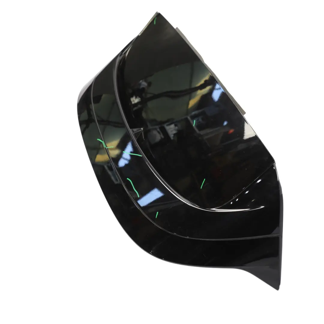 VW Golf Mk8 R Rear Spoiler Boot Tailgate Trim Panel Deep Black Pearl C9X - SKU 5H4827934E-DBL - Part number 5H4827934E