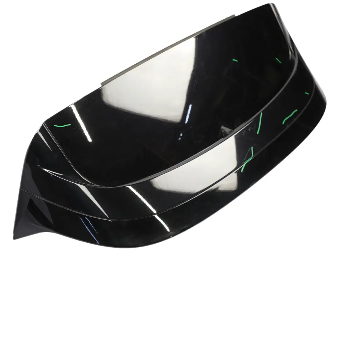 VW Golf Mk8 R Rear Spoiler Boot Tailgate Trim Panel Deep Black Pearl C9X - SKU 5H4827934E-DBL - Part number 5H4827934E