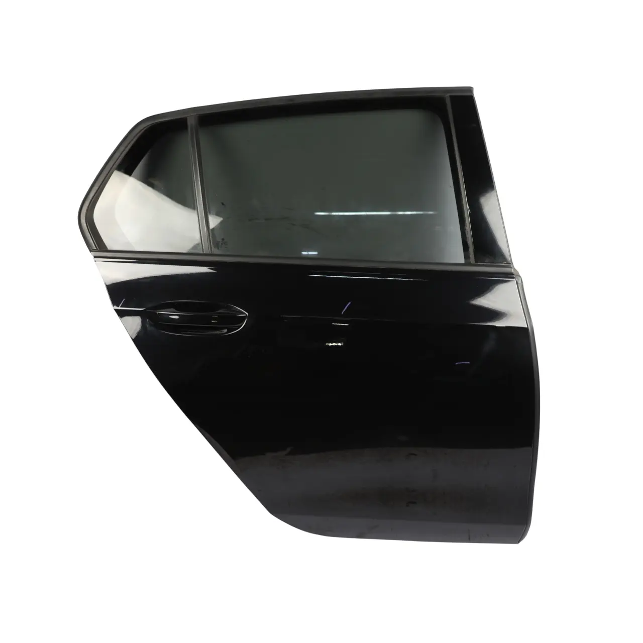 Volkswagen VW Golf Mk8 Door Rear Right O/S Deep Black Pearl Effect - C9X