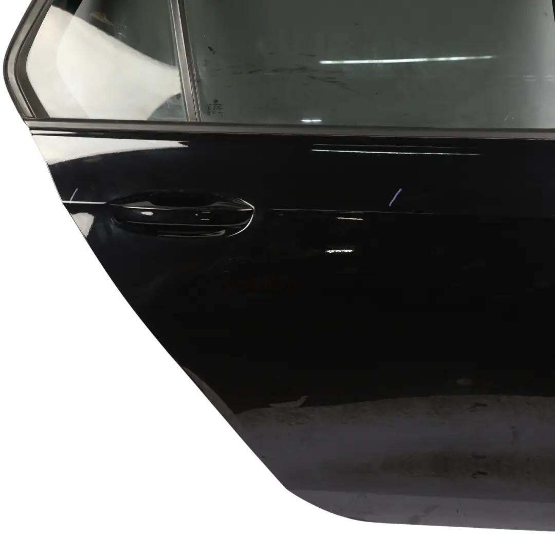 Mk8 Door Rear Right O/S Deep Black Pearl Effect - C9X to Volkswagen VW Golf with Part number 5H4833056K Volkswagen VW Golf Mk8 Door Rear Right O/S Deep Black Pearl Effect - C9X - SKU 5H4833056K-DBL - Part number 5H4833056K