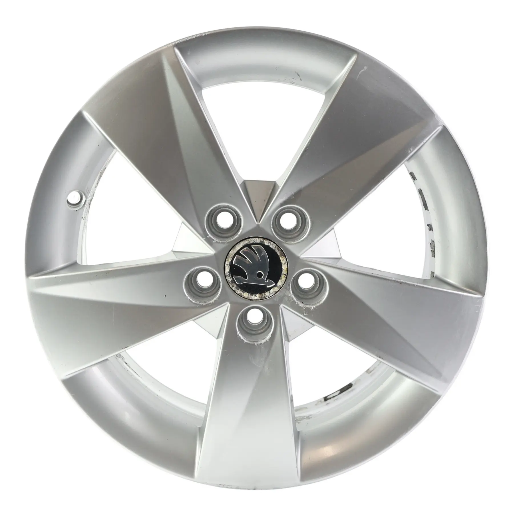 Skoda Fabia Mk2 Roomster Wheel Rim Alloy Silver 15" 6J ET:43 Rotare 5J0601025AB