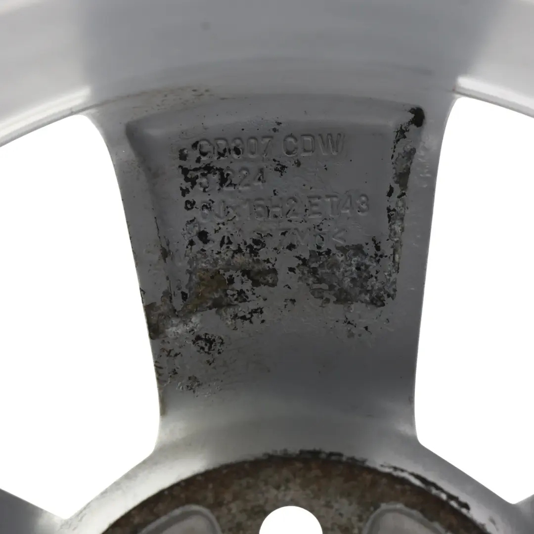Mk2 Roomster Wheel Rim Alloy Silver 15" 6J ET:43 Rotare to Skoda Fabia with Part number 5J0601025AB Skoda Fabia Mk2 Roomster Wheel Rim Alloy Silver 15" 6J ET:43 Rotare - SKU 5J0601025AB-3 - Part number 5J0601025AB