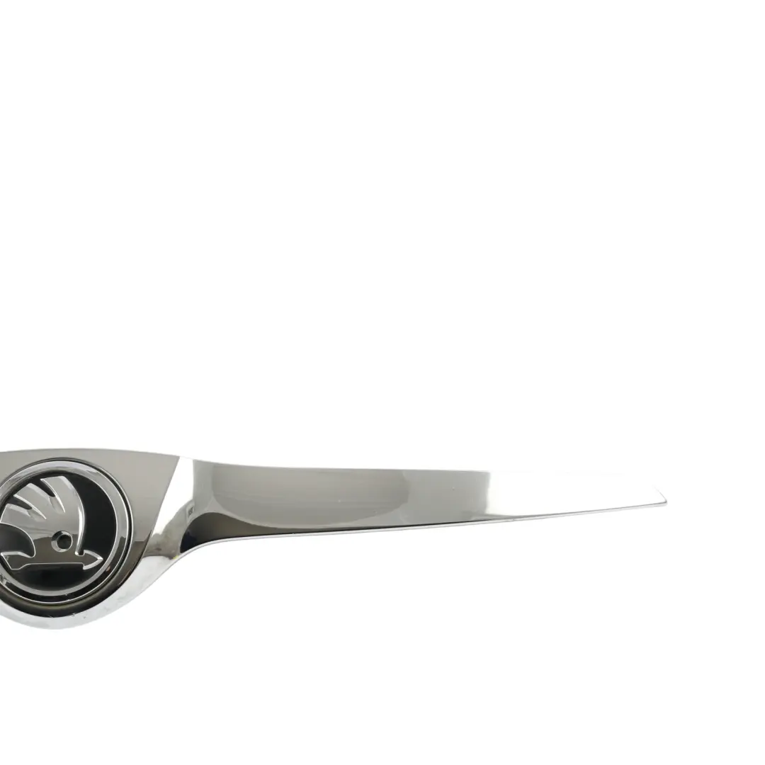 Skoda Fabia Mk2 Front Hood Bonnet Grill Emblem Trim Strip Chrome - SKU 5J0853633C - Part number 5J0853633C