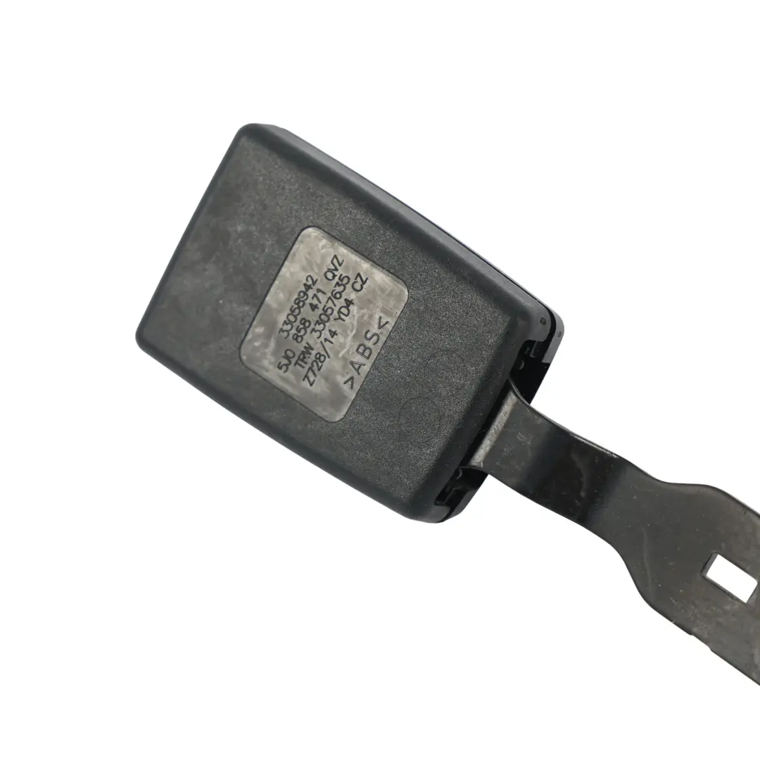 Belt Buckle Latch Front Left N/S to Skoda Fabia 5J Roomster 5J Seat with Part number 5J0858471 Skoda Fabia 5J Roomster 5J Seat Belt Buckle Latch Front Left N/S - SKU RHD-5J0858471 - Part number 5J0858471