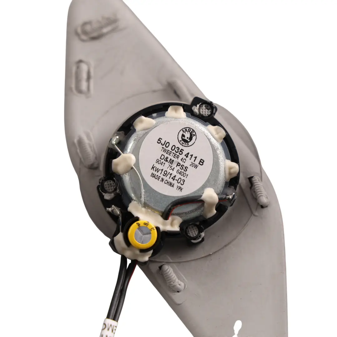 Moldura Panel Pilar A Interior Superior Derecho 5J0867234 para Skoda Fabia 5J con número de pieza 5J0867234S Skoda Fabia 5J Moldura Panel Pilar A Interior Superior Derecho 5J0867234 - SKU 5J0867234S - Número de pieza 5J0867234S