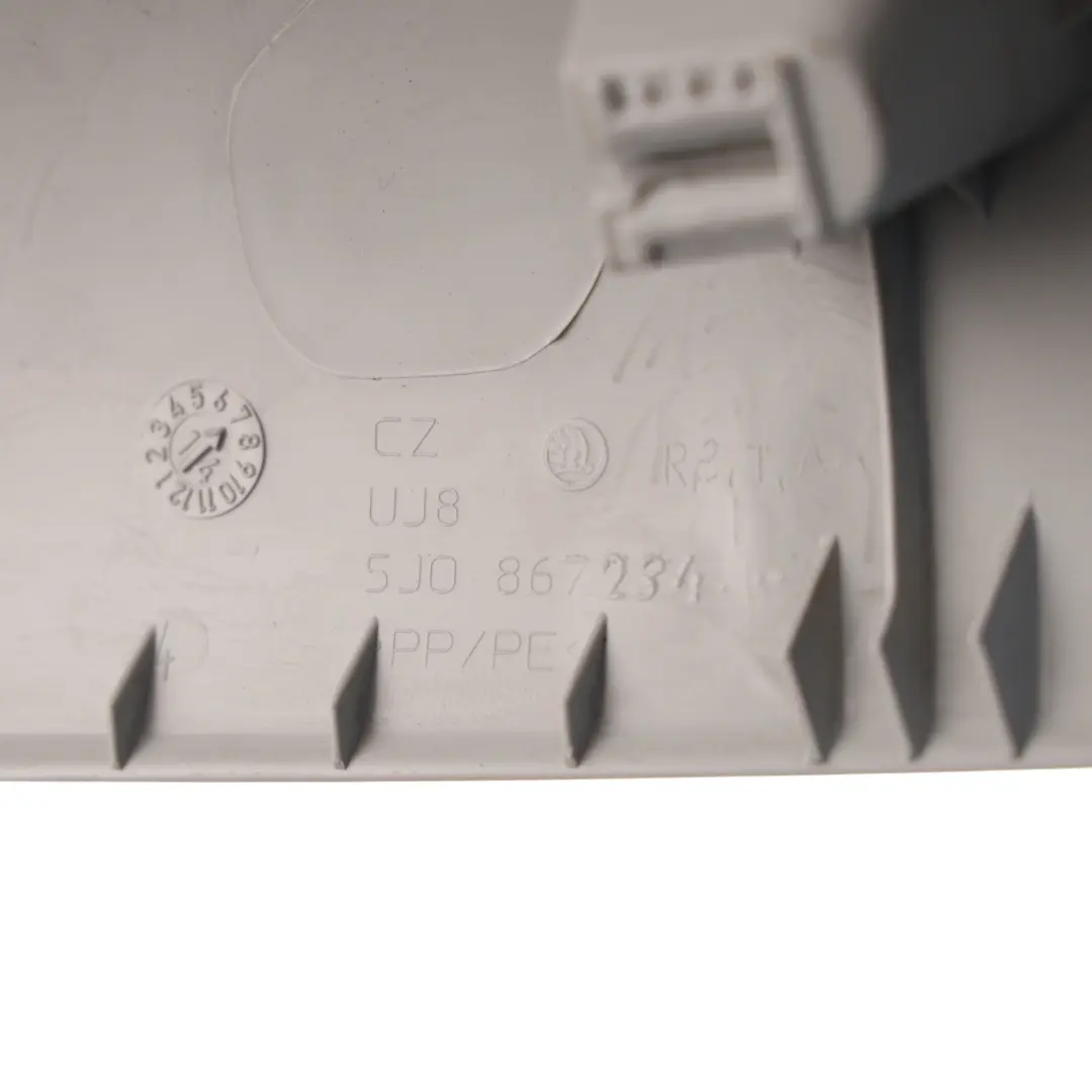 Skoda Fabia 5J Interior A Pillar Cover Trim Panel Upper Right O/S 5J0867234 - SKU 5J0867234S - Part number 5J0867234S