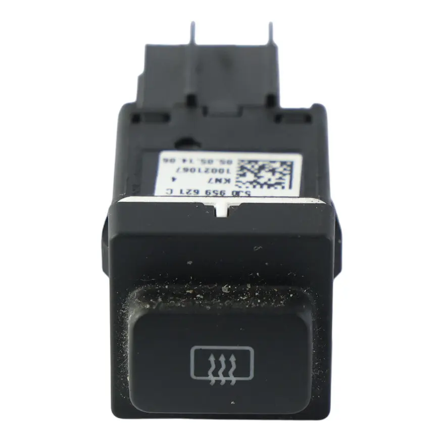 Skoda Fabia Mk2 5J Botón Interruptor Luneta Térmica Trasera 5J0959621A - SKU 5J0959621C - Número de pieza 5J0959621C