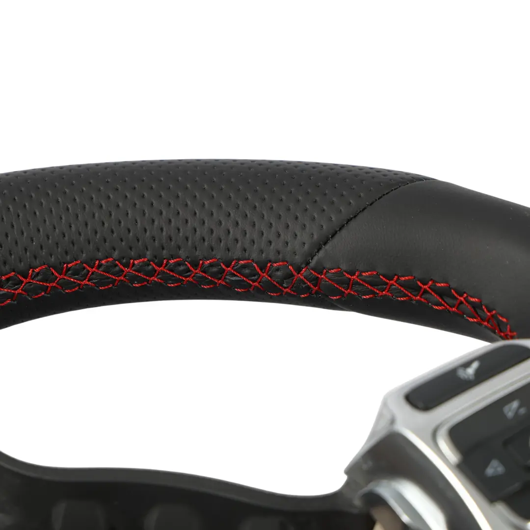 Volkswagen Golf Mk6 GTI Steering Wheel NEW Black Leather Flat Bottom - SKU 5K0419091D-1 - Part number 5K0419091D