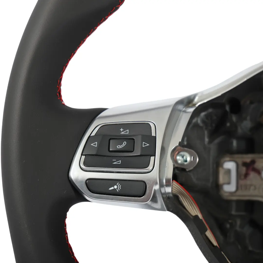 Mk6 GTI Lenkrad NEU Schwarz Leder Flachboden für Volkswagen Golf mit Teilenummer 5K0419091D Volkswagen Golf Mk6 GTI Lenkrad NEU Schwarz Leder Flachboden - SKU 5K0419091D-1 - Teilenummer 5K0419091D