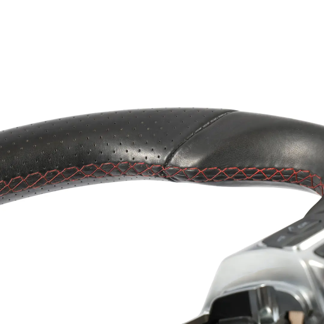 Volkswagen Golf Mk6 GTI Steering Wheel Black Leather Flat Bottom - SKU 5K0419091D - Part number 5K0419091D