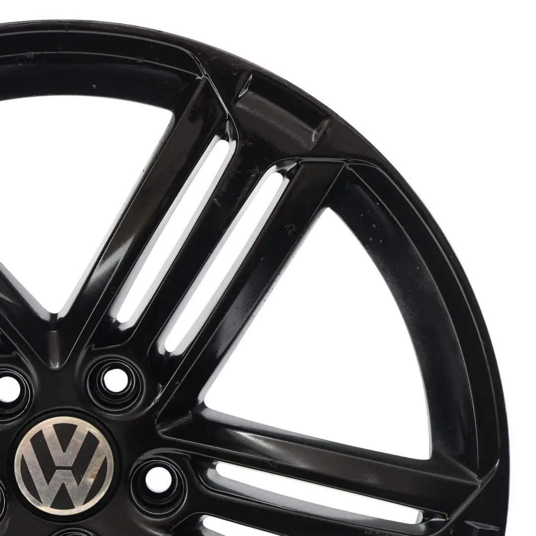 Mk6 Black Alloy Wheel Rim 19" 8J ET:50 to Volkswagen Golf R with Part number 5K0601025M Volkswagen Golf R Mk6 Black Alloy Wheel Rim 19" 8J ET:50 - SKU 5K0601025M-2 - Part number 5K0601025M