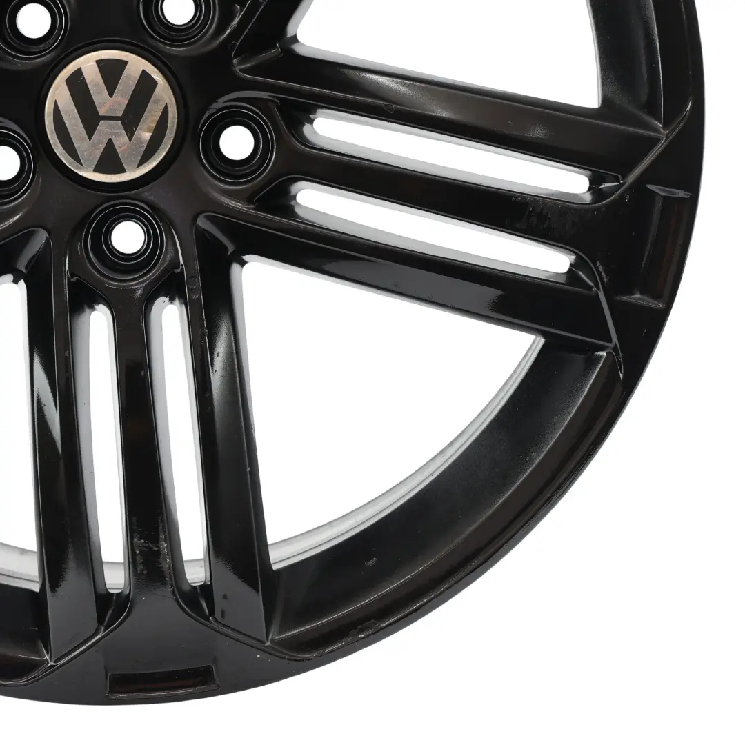 Mk6 Black Alloy Wheel Rim 19" 8J ET:50 to Volkswagen Golf R with Part number 5K0601025M Volkswagen Golf R Mk6 Black Alloy Wheel Rim 19" 8J ET:50 - SKU 5K0601025M-2 - Part number 5K0601025M