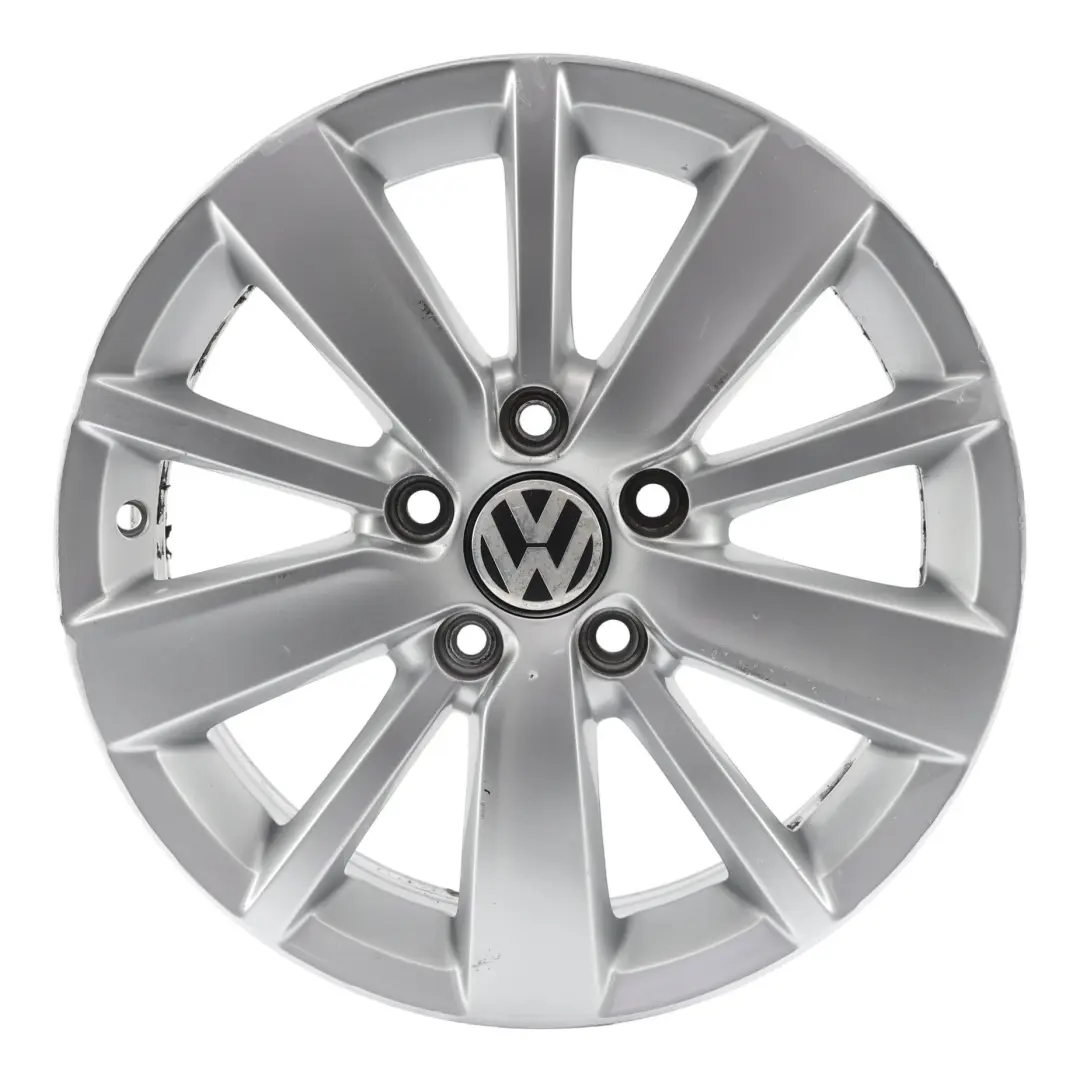 5K Felge Alu Silber 16" 6.5J ET:50 für Volkswagen Golf Mk7 mit Teilenummer 5K0601025S Volkswagen Golf Mk7 5K Felge Alu Silber 16" 6.5J ET:50 - SKU 5K0601025S-2 - Teilenummer 5K0601025S