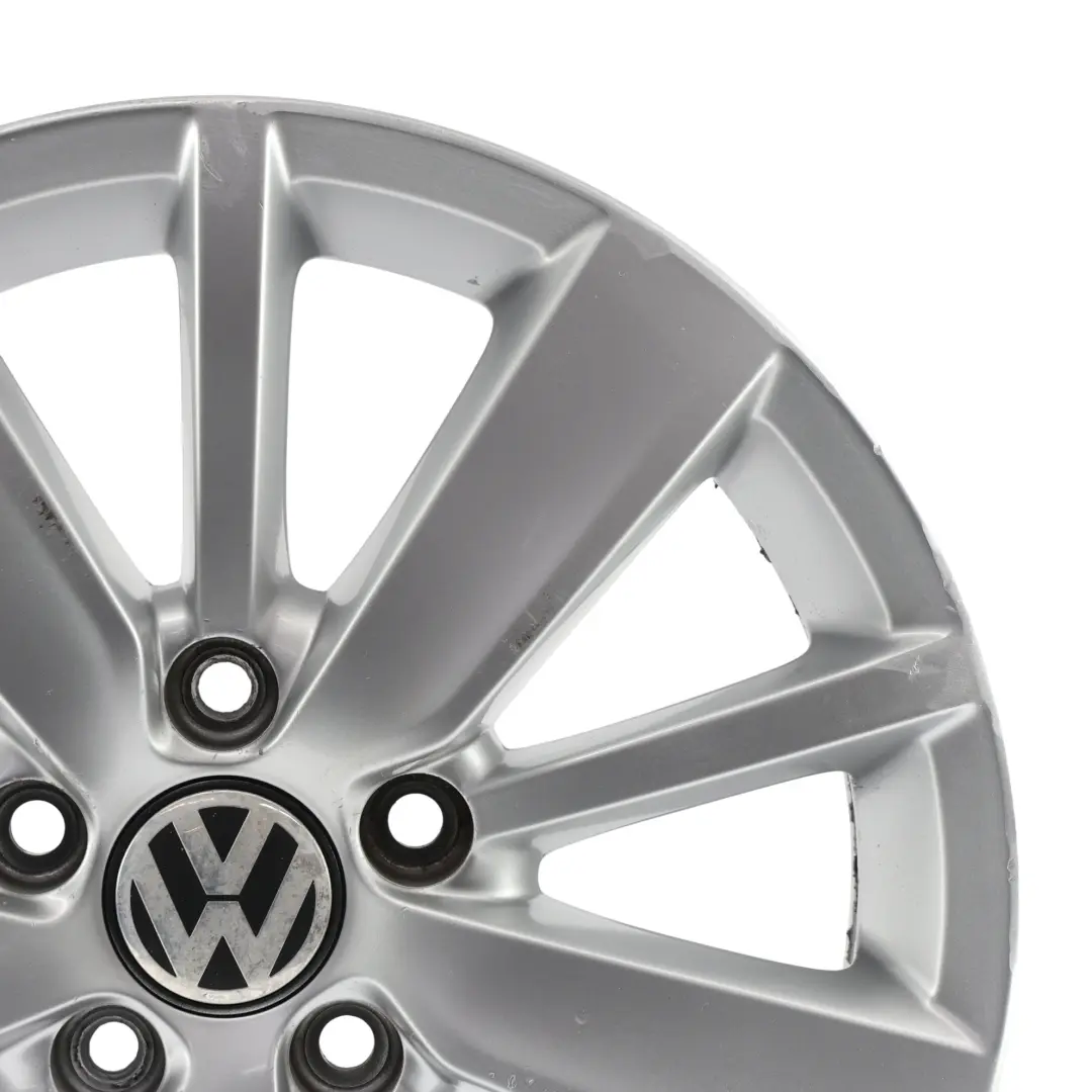5K Felga Aluminiowa Srebrna 16" 6.5J ET50 do Volkswagen Golf Mk7 o numerze 5K0601025S Volkswagen Golf Mk7 5K Felga Aluminiowa Srebrna 16" 6.5J ET50 - SKU 5K0601025S-2 - Numer Części 5K0601025S