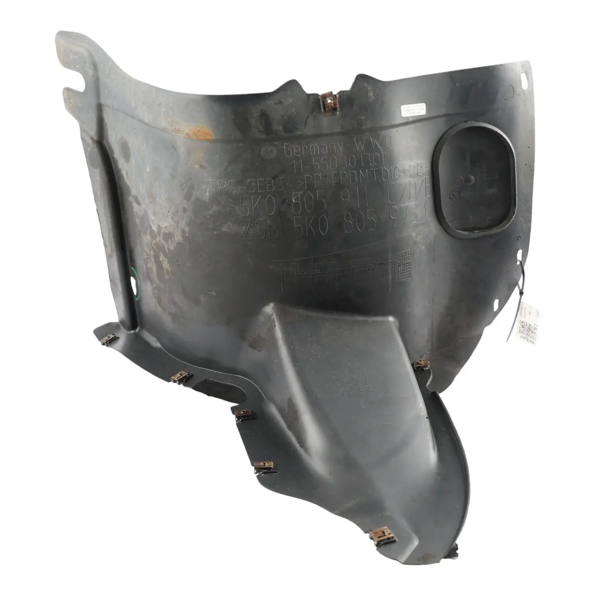 Volkswagen Golf Mk6 Front Wheel Arch Cover Splash Guard Left N/S 5K0805911G