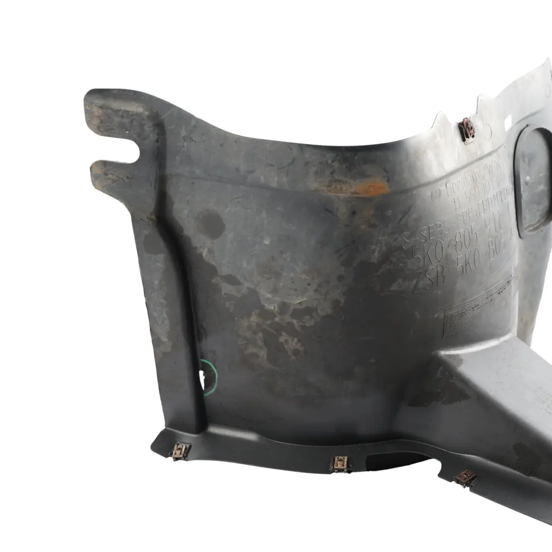 Mk6 Front Wheel Arch Cover Splash Guard Left N/S to Volkswagen Golf with Part number 5K0805911G Volkswagen Golf Mk6 Front Wheel Arch Cover Splash Guard Left N/S - SKU 5K0805911G - Part number 5K0805911G