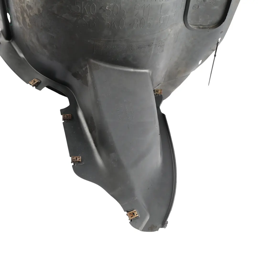 Volkswagen Golf Mk6 Front Wheel Arch Cover Splash Guard Left N/S - SKU 5K0805911G - Part number 5K0805911G