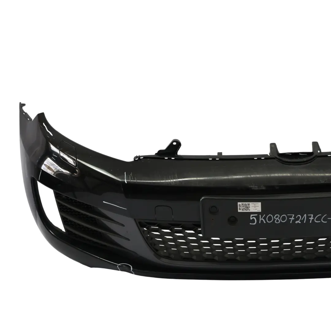 Mk6 Front Bumper GTI Trim Panel Cover Black - 041 to Volkswagen VW Golf with Part number 5K0807217CC Volkswagen VW Golf Mk6 Front Bumper GTI Trim Panel Cover Black - 041 - SKU 5K0807217CC-BLC - Part number 5K0807217CC