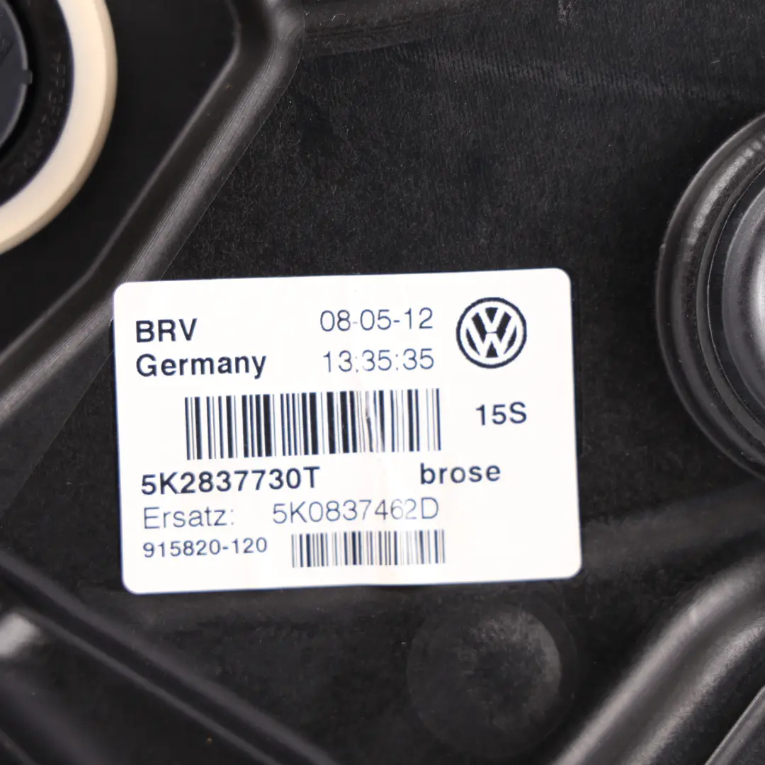 MK6 Fensterheber Türscheibe Vorne Rechts 5K0837756G für Volkswagen Golf mit Teilenummer 5K0837462D Volkswagen Golf MK6 Fensterheber Türscheibe Vorne Rechts 5K0837756G - SKU 5K0837462D - Teilenummer 5K0837462D