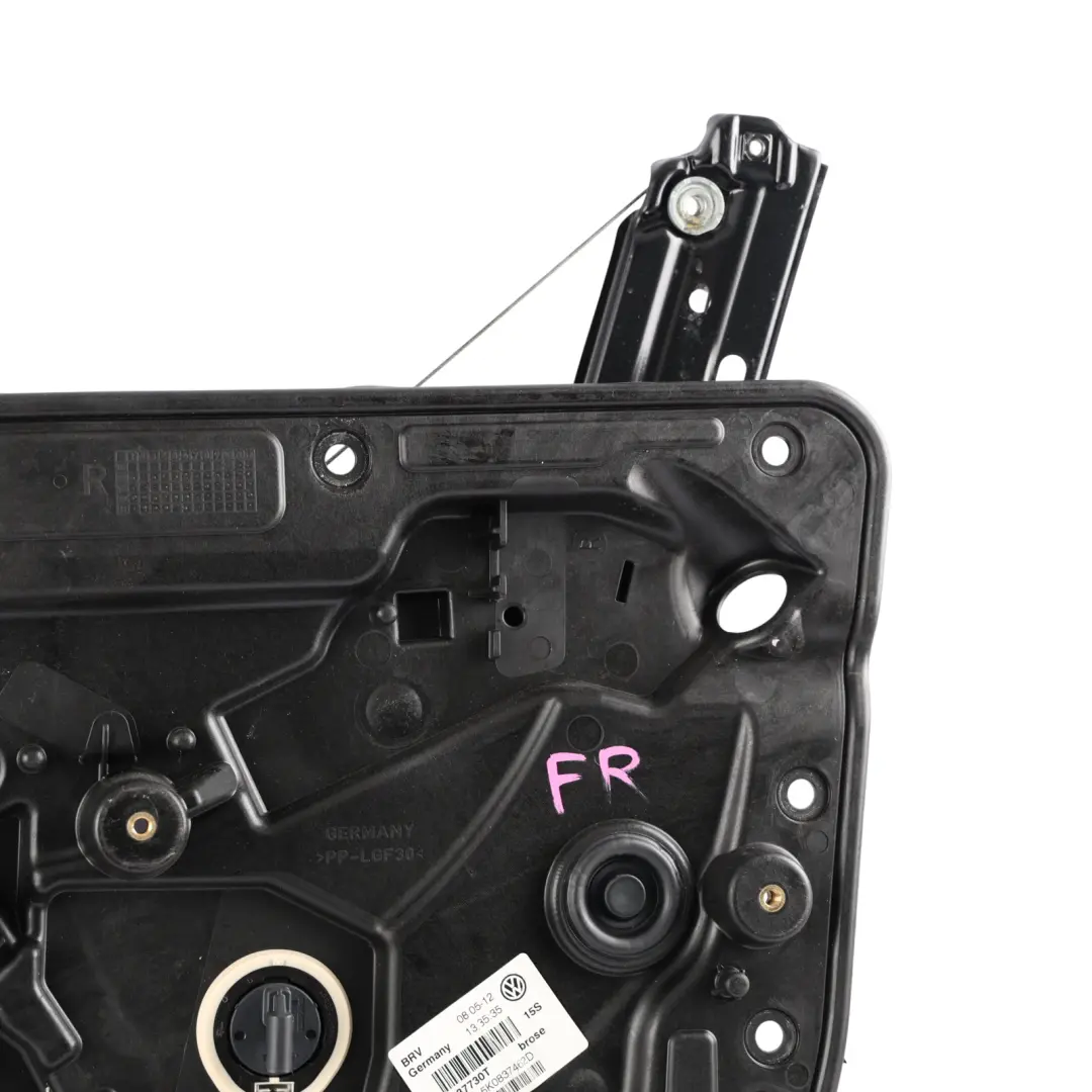 Mk6 Door Window Lifter Regulator Panel Front Right O/S 5K0837756G to VW Golf with Part number 5K0837462D VW Golf Mk6 Door Window Lifter Regulator Panel Front Right O/S 5K0837756G - SKU 5K0837462D - Part number 5K0837462D