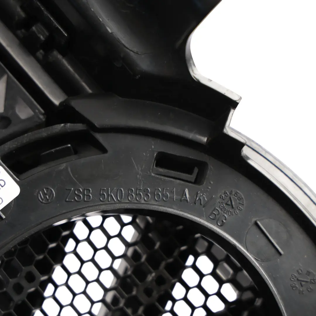 Volkswagen Golf Mk6 GTI Front Bumper Grille Cover Trim Panel Emblem - SKU 5K0853651AK-2 - Part number 5K0853651AK