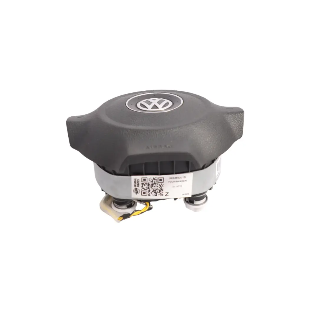 Volkswagen VW Golf Mk6 Steering Wheel Driver's Side Air Module - SKU 5K0880201D - Part number 5K0880201D