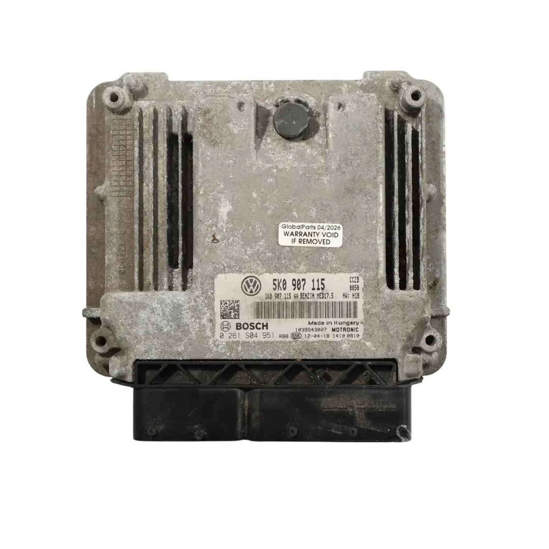 5K GTI 2.0 TFSI CCZB 211HP ECU Control Motor Manual para Volkswagen Golf con número de pieza 5K0907115 Volkswagen Golf 5K GTI 2.0 TFSI CCZB 211HP ECU Control Motor Manual - SKU 5K0907115-3 - Número de pieza 5K0907115