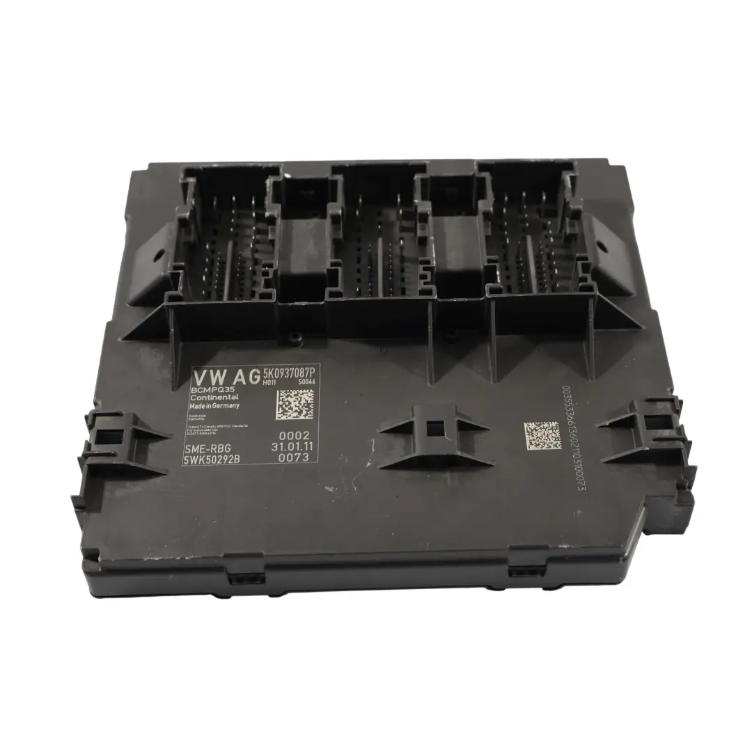 Volkswagen Sharan 7N Module Contrôle Carrosserie BCM CCM - SKU 5K0937087P - Numéro de pièce 5K0937087P