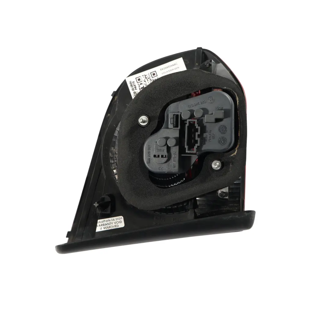 Volkswagen Golf 5K MK6 Fanale Posteriore Interno Sinistro - SKU 5K0945094AC - Numero di parte 5K0945094AC