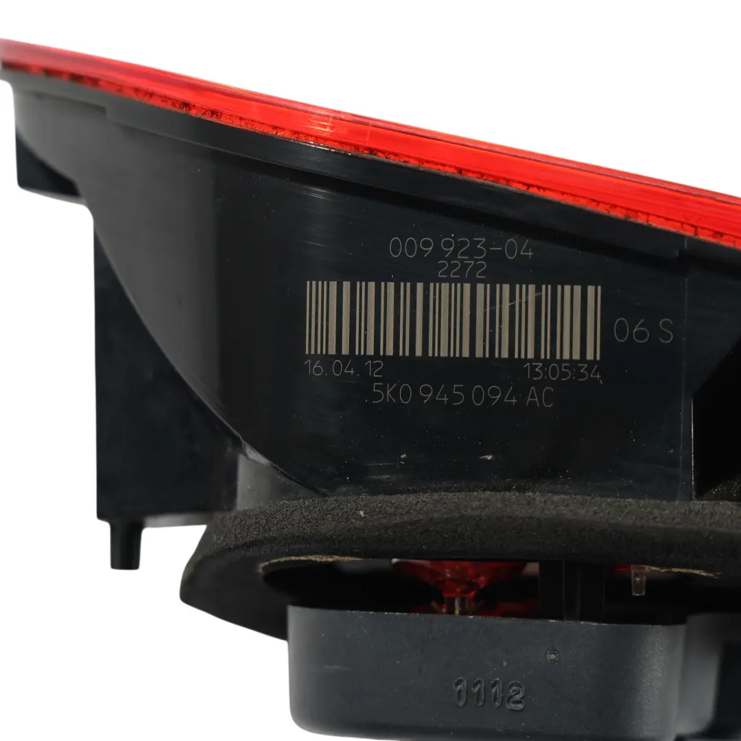 5K MK6 Feu Arrière Intérieur Gauche pour Volkswagen Golf à propos du numéro de pièce 5K0945094AC Volkswagen Golf 5K MK6 Feu Arrière Intérieur Gauche - SKU 5K0945094AC - Numéro de pièce 5K0945094AC