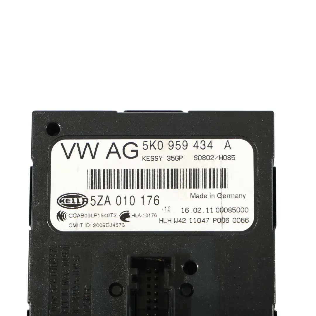 Volkswagen Sharan 7N Module Contrôle Kessy Sans Clé ECU - SKU 5K0959434A - Numéro de pièce 5K0959434A