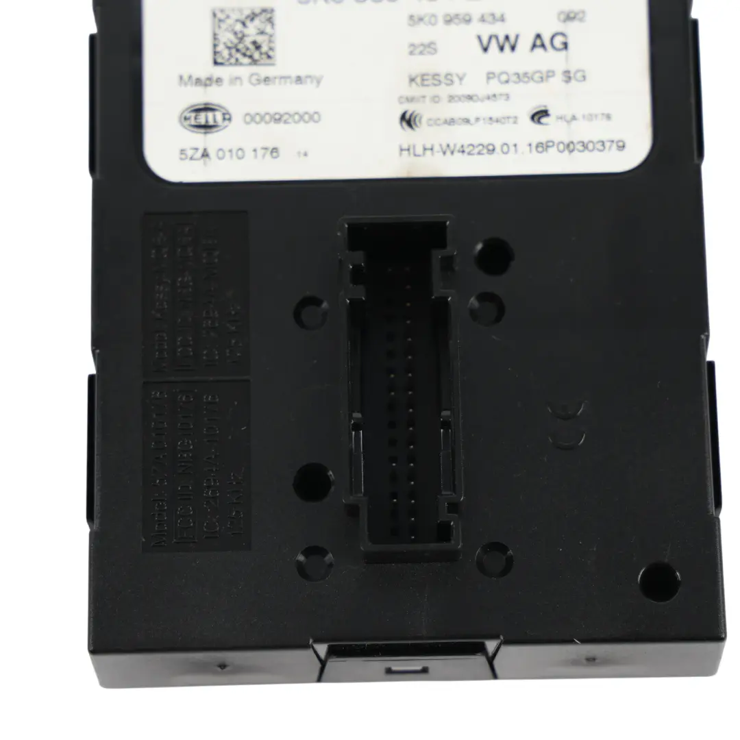 Modulo Controllo Accesso Keyless per Volkswagen Tiguan 5N Audi S1 8X con numero di parte 5K0959434E Volkswagen Tiguan 5N Audi S1 8X Modulo Controllo Accesso Keyless - SKU 5K0959434E - Numero di parte 5K0959434E