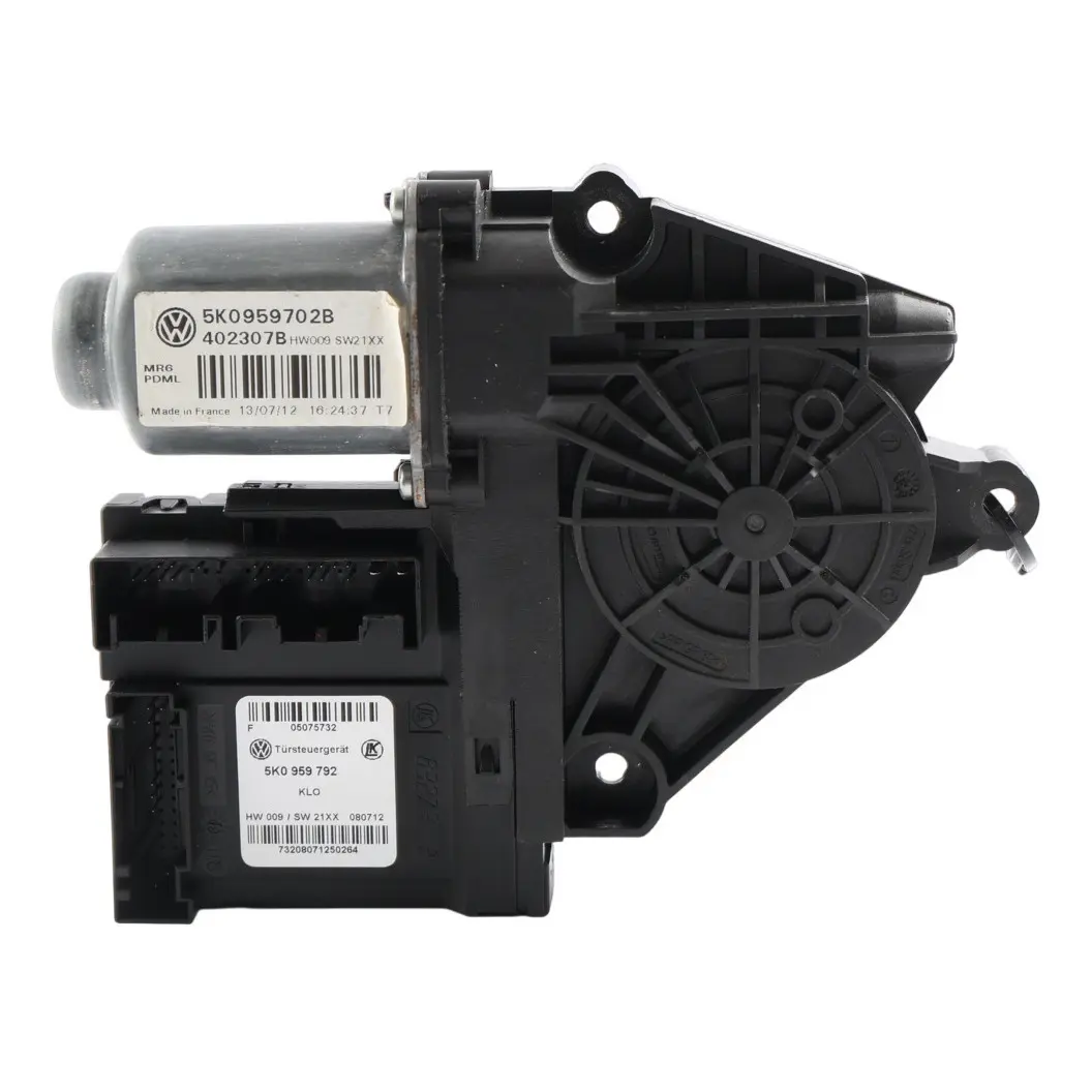 Volkswagen Golf Mk6 5Dr Front Window Lifter Regulator Motor Passenger 5K0959702B