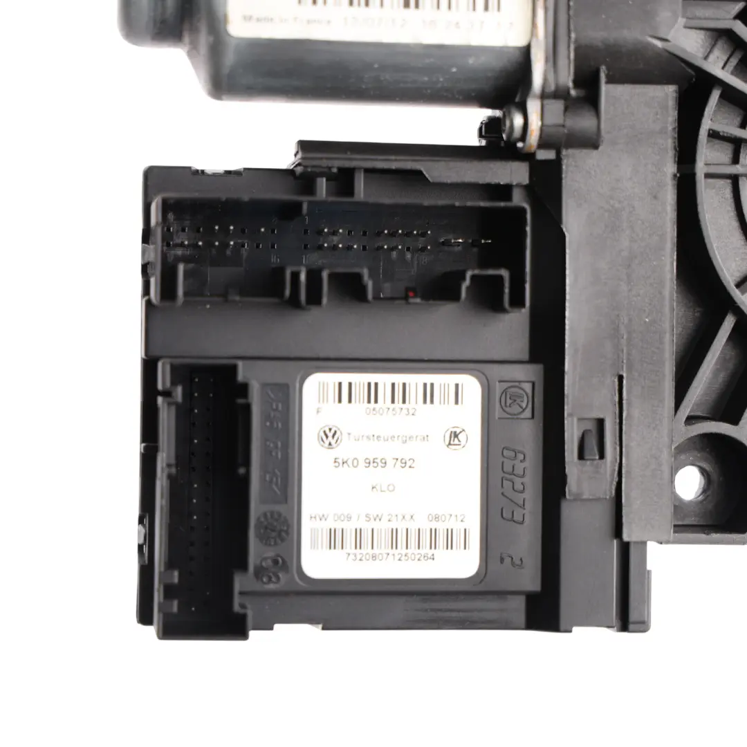 Mk6 5Dr Front Window Lifter Regulator Motor Passenger to Volkswagen Golf with Part number 5K0959702B Volkswagen Golf Mk6 5Dr Front Window Lifter Regulator Motor Passenger - SKU RHD-5K0959702B - Part number 5K0959702B