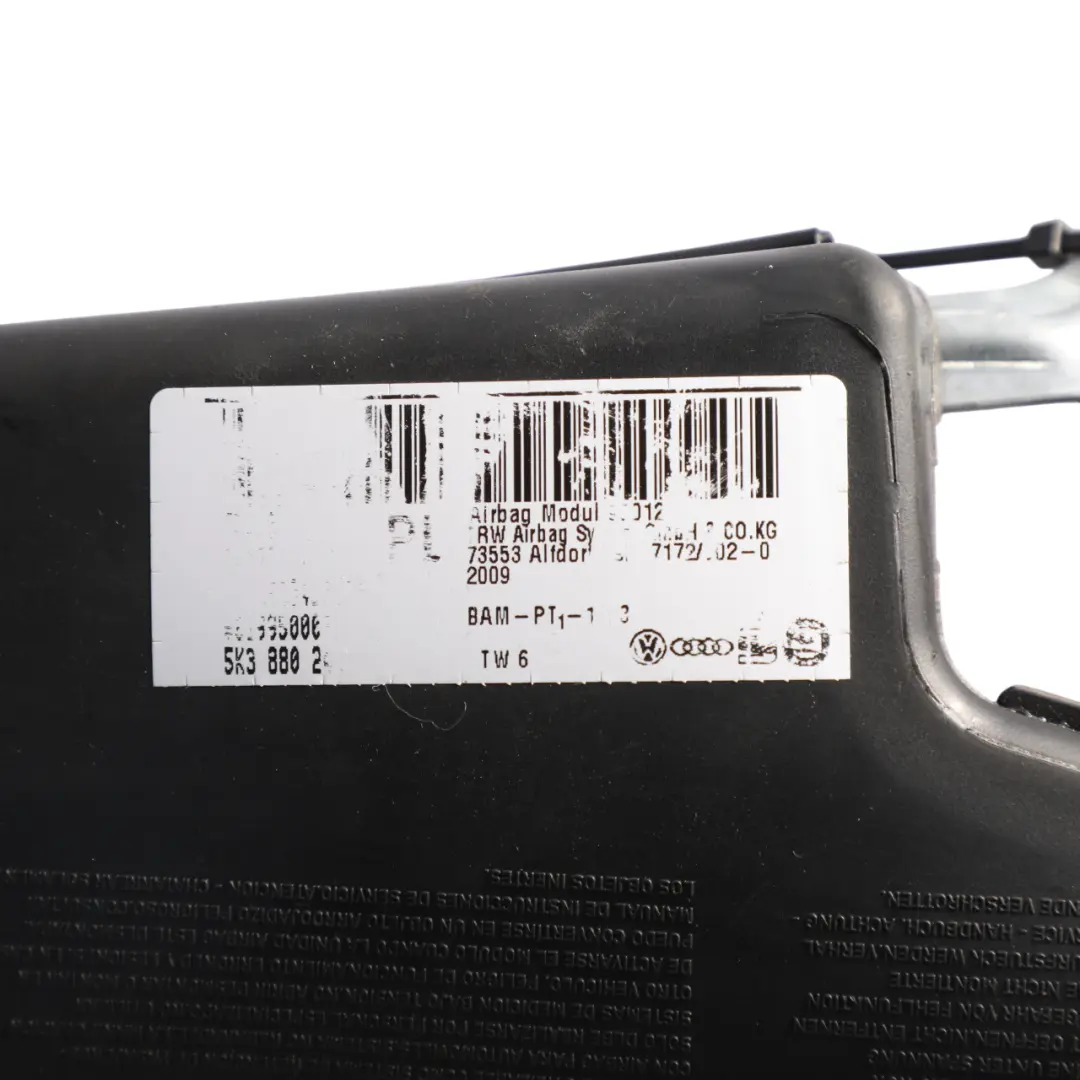 Volkswagen Golf 5K Passenger Seat Air Module Unit Front Left N/S - SKU 5K3880241 - Part number 5K3880241