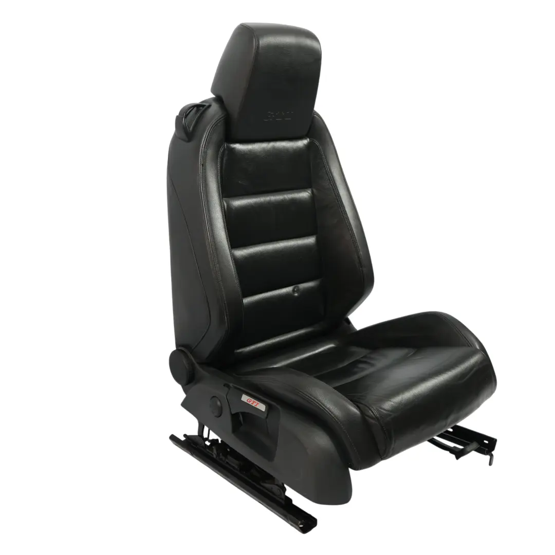 Volkswagen Golf VI Mk6 3D Siège Avant Chauffant Cuir Titan Noir Droit - SKU 5K3881806CH - Numéro de pièce 5K3881806CH