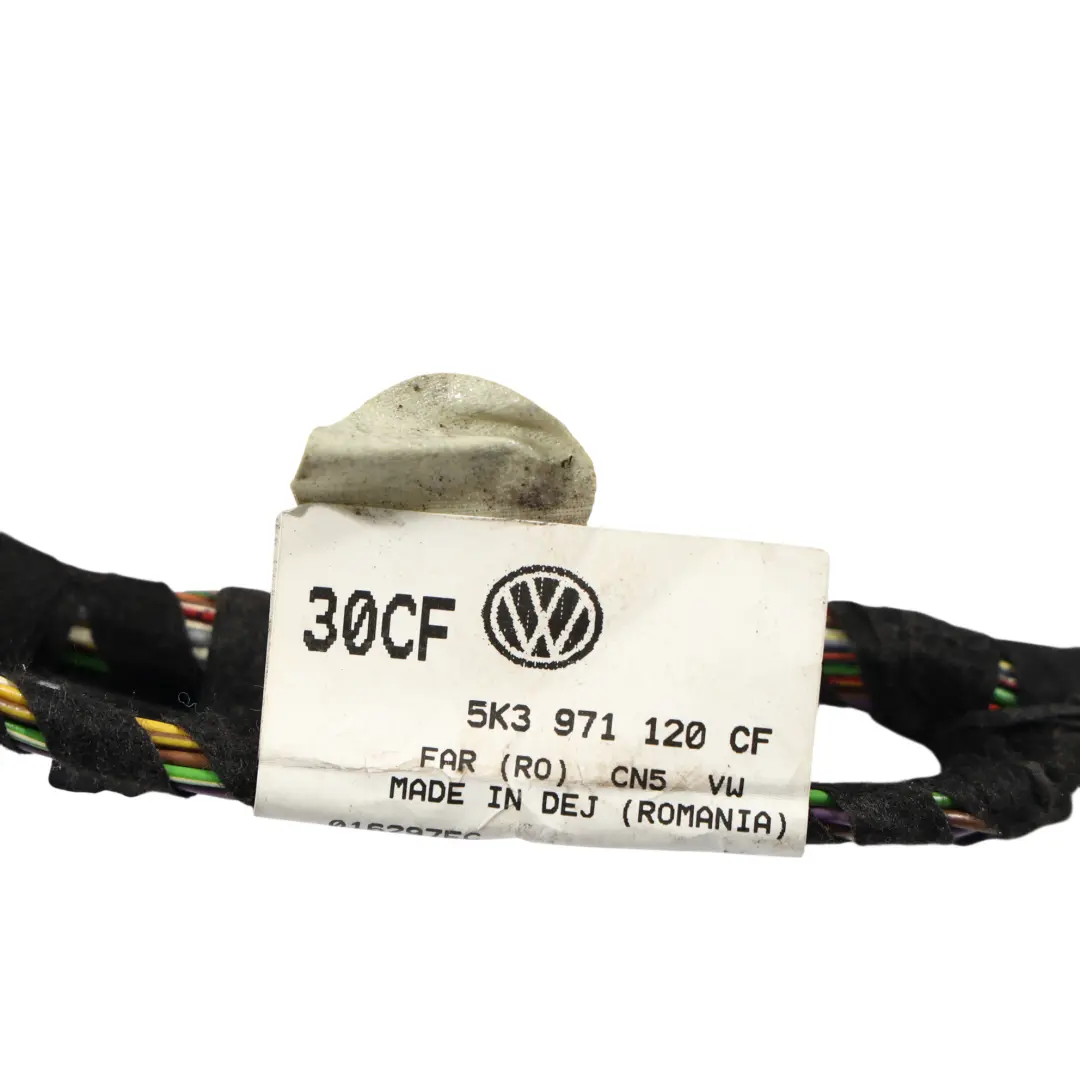 Volkswagen VW Golf Mk6 Door Wiring Harness Cable Loom Driver's Side - SKU RHD-5K3971120CF - Part number 5K3971120CF