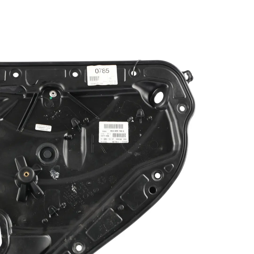Mk6 Rear Window Lifter Regulator Manual Right O/S to Volkswagen Golf with Part number 5K4839730G Volkswagen Golf Mk6 Rear Window Lifter Regulator Manual Right O/S - SKU 5K4839730G - Part number 5K4839730G