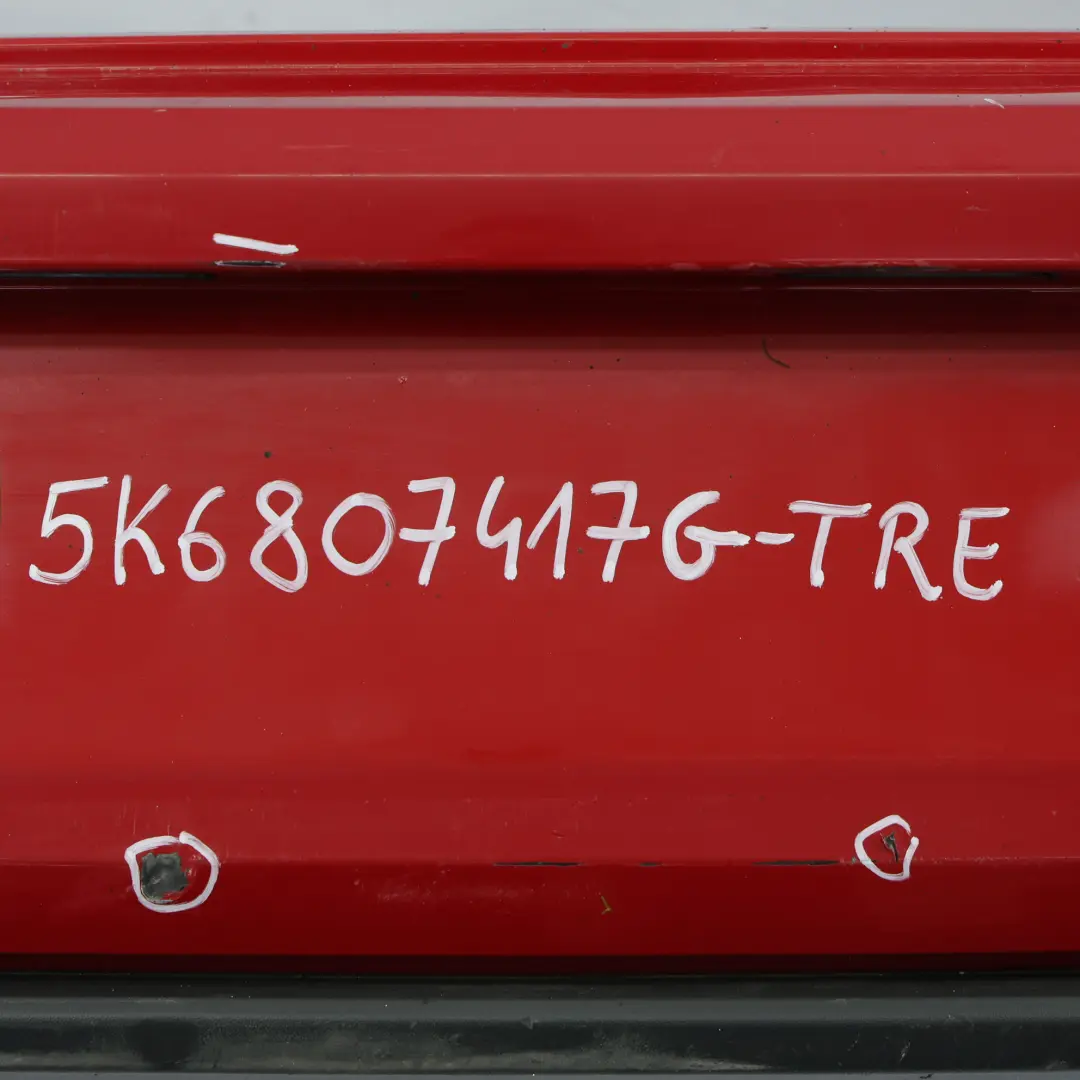 Volkswagen VW Golf Mk6 GTI Rear Bumper Trim Panel Cover Tornado Red - LY3D - SKU 5K6807417G-TRE - Part number 5K6807417G