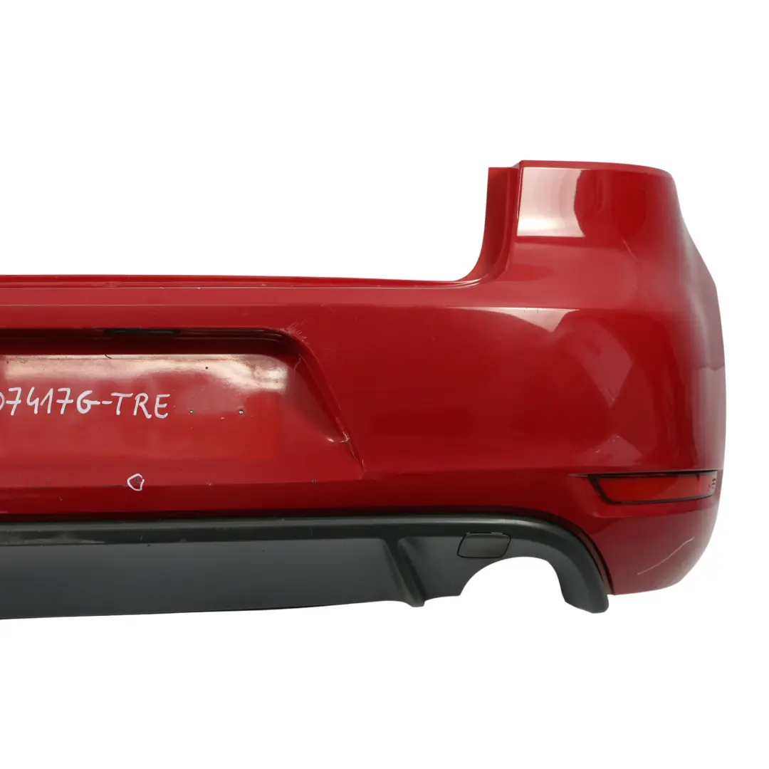 Volkswagen VW Golf Mk6 GTI Osłona Zderzaka Tylnego Tornado Czerwony LY3D - SKU 5K6807417G-TRE - Numer Części 5K6807417G