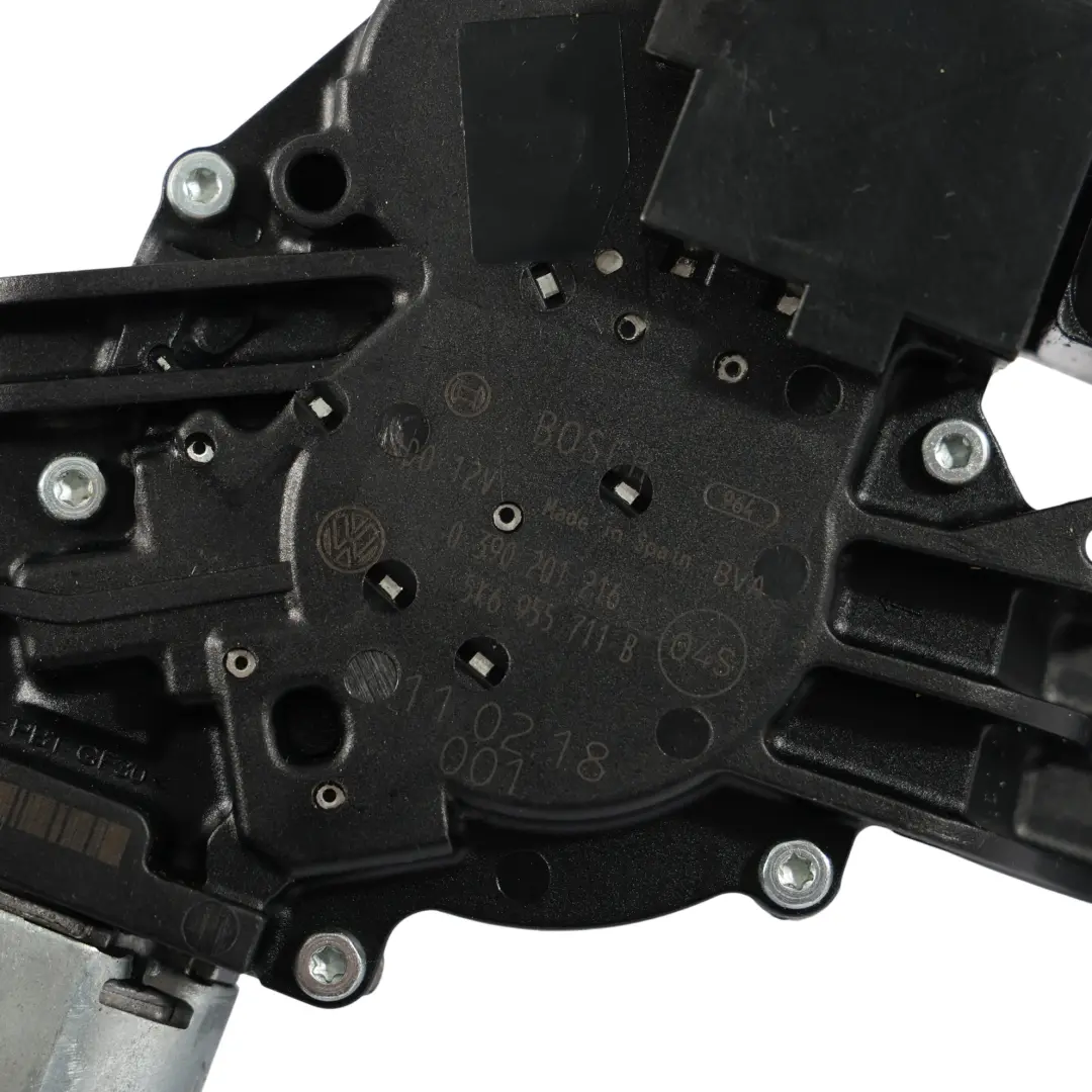 Volkswagen Sharan 7N Moteur Mécanisme Essuie-Glace Vitre Hayon - SKU 5K6955711B-2 - Numéro de pièce 5K6955711B