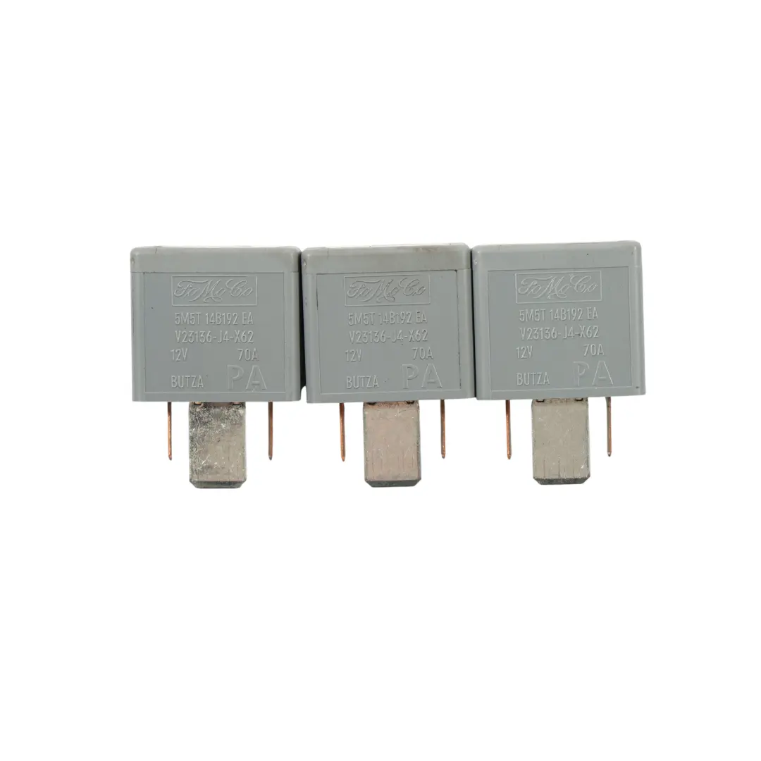 Relais Multi Usage Gris 12V 70A 4 Pin pour Ford Mondeo Focus à propos du numéro de pièce 5M5T-14B192-EA Ford Mondeo Focus Relais Multi Usage Gris 12V 70A 4 Pin - SKU 5M5T-14B192-EA-2 - Numéro de pièce 5M5T-14B192-EA