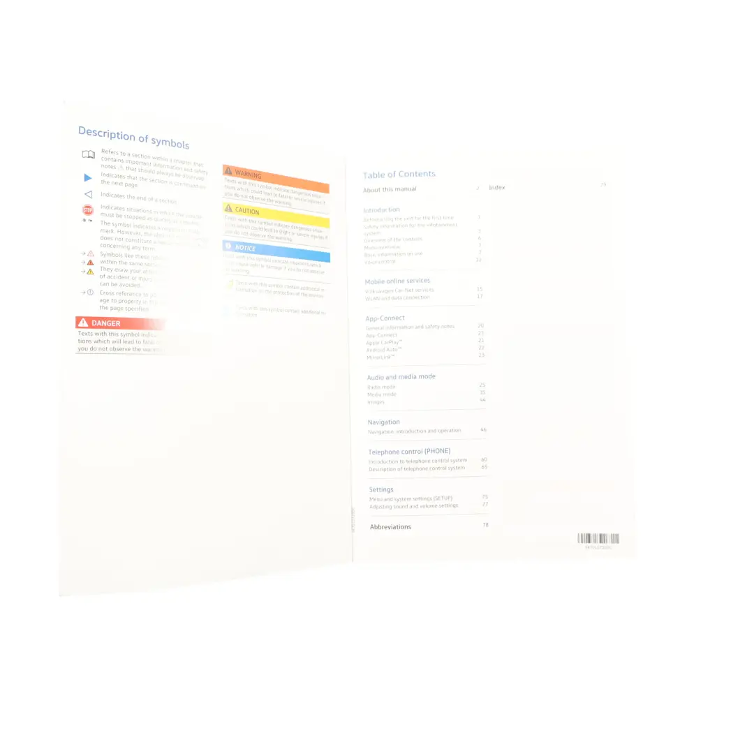 Volkswagen Tiguan 5N Manual Propietario Libreta Servicio Funda Cartera - SKU 5N0012720AB - Número de pieza 5N0012720AB