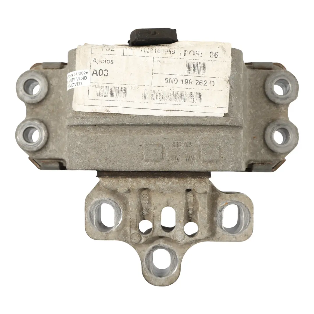 7N Soporte Motor Derecho 1.4 TSI para Volkswagen Sharan con número de pieza 5N0199262D Volkswagen Sharan 7N Soporte Motor Derecho 1.4 TSI - SKU 5N0199262D - Número de pieza 5N0199262D