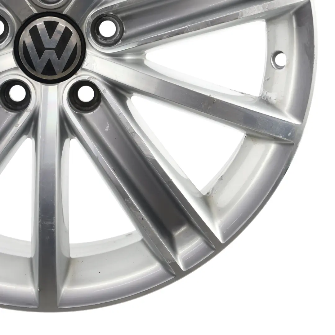 Alloy Wheel Rim 18" ET:43 7J Spoke New York to Volkswagen VW Tiguan 5N Silver with Part number 5N0601025AF Volkswagen VW Tiguan 5N Silver Alloy Wheel Rim 18" ET:43 7J Spoke New York - SKU 5N0601025AF-1 - Part number 5N0601025AF