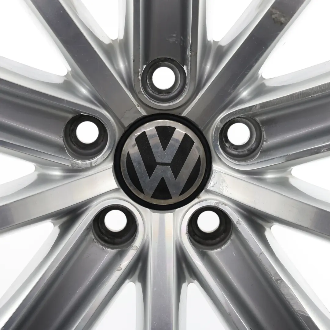 Alloy Wheel Rim 18" ET:43 7J Spoke New York to Volkswagen VW Tiguan 5N Silver with Part number 5N0601025AF Volkswagen VW Tiguan 5N Silver Alloy Wheel Rim 18" ET:43 7J Spoke New York - SKU 5N0601025AF-1 - Part number 5N0601025AF