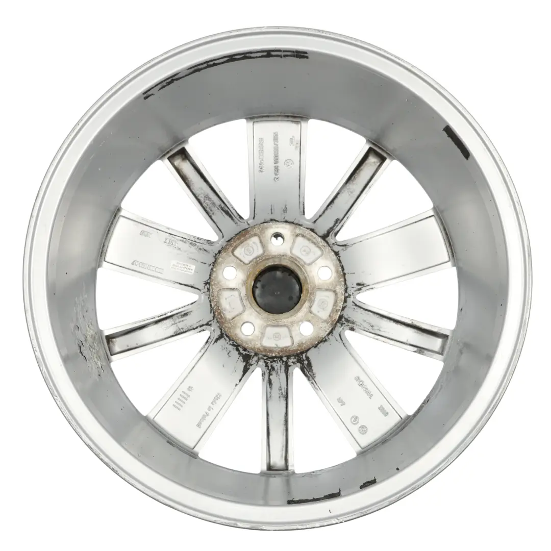 Volkswagen Tiguan 5N Jante Alliage Argent 18" ET:43 7J Spoke New York - SKU 5N0601025AF-2 - Numéro de pièce 5N0601025AF