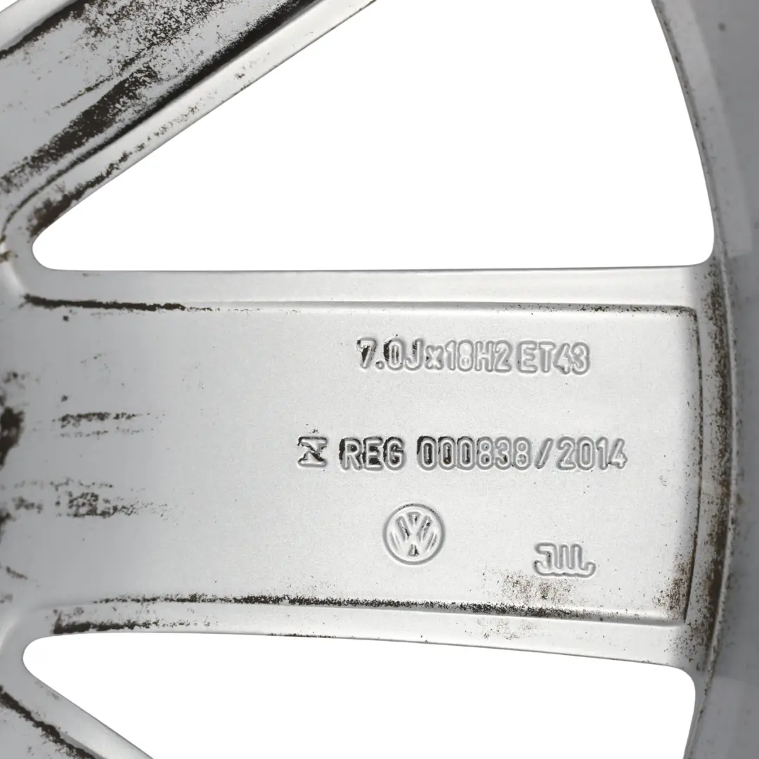 Llanta Aleación Plata 18" ET:43 7J Spoke New York para Volkswagen Tiguan 5N con número de pieza 5N0601025AF Volkswagen Tiguan 5N Llanta Aleación Plata 18" ET:43 7J Spoke New York - SKU 5N0601025AF-2 - Número de pieza 5N0601025AF